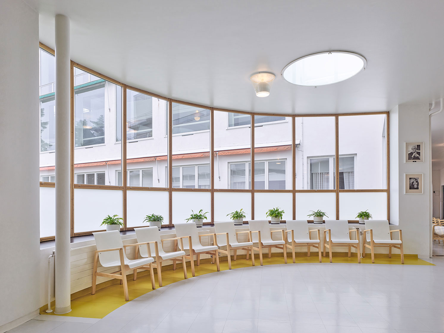 bem-estar: O Paimio Sanatório de Alvar Aalto na Finlândia é um dos primeiros edifícios a adotar regras sanitárias em ambientes para preservação da saúde
