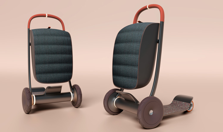 Scooter for Life, design da  PriestmanGoode para o  Design Museum | Fonte: Design Week