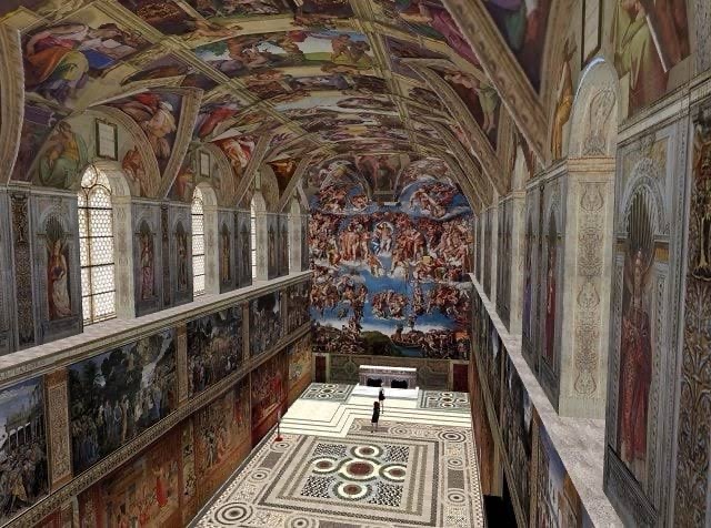 Capela Sistina. Créditos: Pinterest